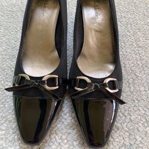 Kelly & Katie black low heels never worn in original box